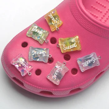 1 BUC crystal Star Croc Farmece Dulciuri JIBZ Accesorii Mo Cataramele Pantofilor Decoratiuni Drăguț se Potrivesc Bratari Pantofi de Crocodil Copii Cadou