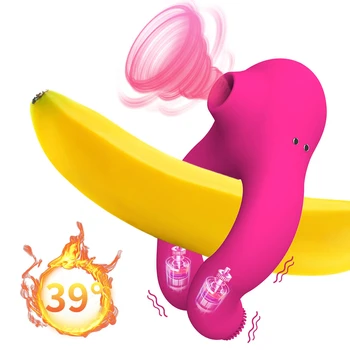 10 noi Frecvențe Supt Vibratoare Penis Inel Clit Sucker Inel de Penis Scrot Masaj Adult Jucarii Sexuale pentru cupluri Sex Machine Shop