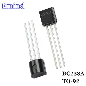100buc BC238A BAIE Tranzistor PENTRU a-92 Tip Bipolar NPN Tranzistor Amplificator 25V/100mA