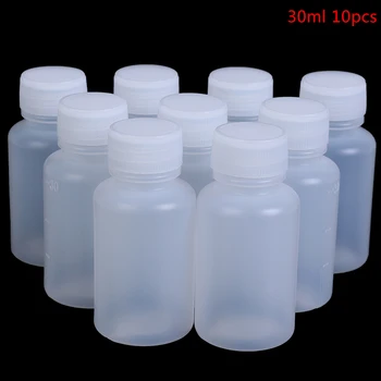 10buc 30ml Lichid de Distribuire Sticla Translucid Eșantion Sticla de Lichid de Sticlă Capac Flip-Lotiune de Sticle de uz Casnic de Depozitare Accesorii