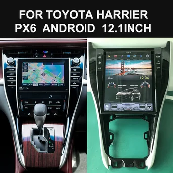 12.1 inch Tesla Ecran Radio casetofon 2din Android Auto Video Player Pentru Toyota Harrier Gen3 2014 Navigație GPS, Autoradio