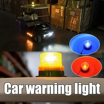 12-80V Automobile LED Lumina de Avertizare Pe Bord Magnetic de Siguranță Lumina de pe Acoperiș, Parcare de Urgență de Avertizare Flash Frecvență B4O9
