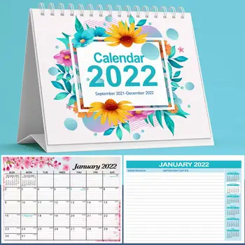 1buc 2022 Calendar de Birou Simplu engleză Calendar de Perete Pentru Îmbunătățirea Eficienței Vieții