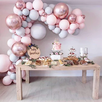 1Set Macaron Ghirlanda Baloane Grădină Arc Confetti Balon Nunta Balon cu Arcul Sta la Petrecerea de Ziua Decor Copii Baby shower