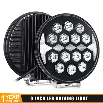 2 buc 9 Inch Led lampă de lucru condus lumina 6000K Locului de întâlnire Super Bright LED lumina de lucru pentru Jeep Wrangler ATV UAZ SUV Offroad 4x4