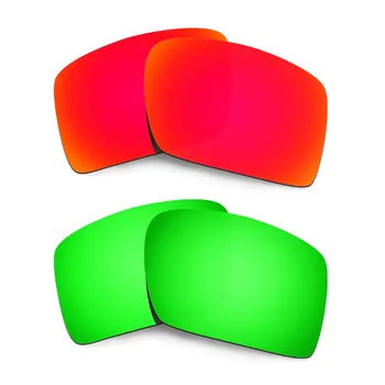 2 Perechi HKUCO Pentru Eyepatch 2 Polarizat Lentile de Înlocuire a Crește Claritatea Roșu și Verde Smarald