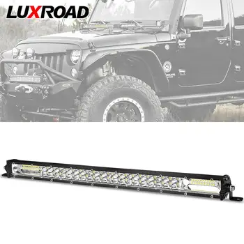 20 inch 180W LED Light Bar Slim LED Bar off-Road Lumina de Lucru Dual Rând Lampa cu Lumina de Ceață Pentru Auto, Camioane, ATV-uri Remorcă Tractor RV
