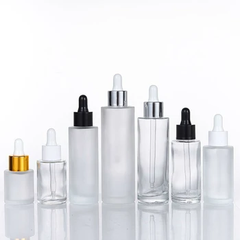 20 ml 30 ml 80 ml Ulei Esențial Flacon Cosmetic Ambalaje, Sticle, Aur, Argint Sticla Lotiune Dropper Sticla , Sticla Dropper Sticle