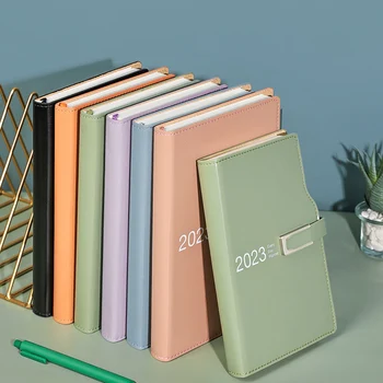 2023 Calendar de Birou a5 Simplu și Frumos de Notebook-uri Sub Planul de săptămână Auto disciplinat Pumn în Studenți Notebook Frumos