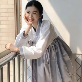 2023 stil coreean tradițional de îmbrăcăminte femei rochie de dans popular hanbok fusta mare scenă a festivalului de dans îmbrăcăminte a287