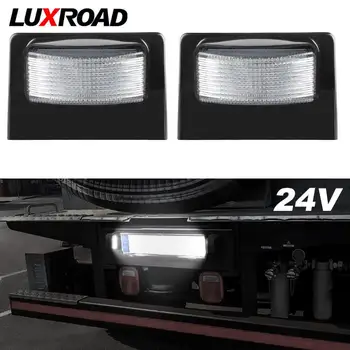 24V 6 LED-uri de Lumină de inmatriculare, Trailer Coada de Lumină Barca Camion Dubă Camion Rulote Partea Pas de Lumină Lampă, Lampă de Semnal Accesorii Auto
