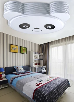 24W Moderne de moda Conduse de Plafon lumina pentru copii Estompat dormitor lampă de Tavan pentru kituri cadou de Ziua reflector lampă panda