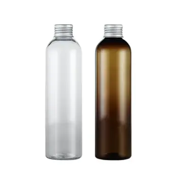 250ML X 25 Aluminiu Capac cu filet Cosmetice, Sticle de Plastic Îngrijire Personală Ambalaje Sticla De Toner Lotiune Crema Sampon Ulei Apa