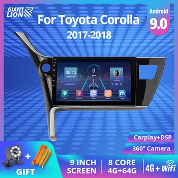 2DIN Android 9.0 Radio Auto Pentru Toyota Corolla 2017 Masina Multimedia Player Stereo 2 Din Autoradio Player Orientul Mijlociu DVD Autoradio