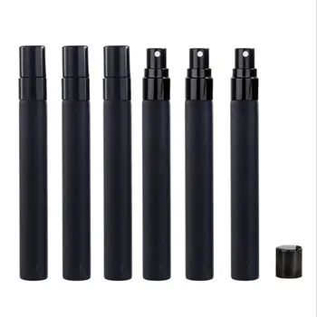 300pcs/lot Fabrica Prețul cu Ridicata 10ml Mată Neagră Sticlă de Parfum Spray Sticla Returnabile Gol de Călătorie Portabil Flacon