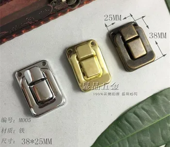 38*25mm Taiping cutie catarama Antic hasp cataramă de Metal Cutie catarama cutie de Lemn DIY accesorii en-gros