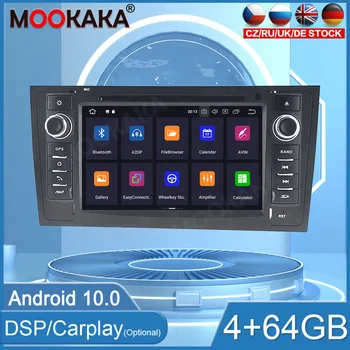 4+64GB Pentru AUDI A6 1997-2004 Android 10.0 Stereo Auto Radio Auto cu Ecran de Navigare GPS casetofon Capul Unitate Multimedia Player