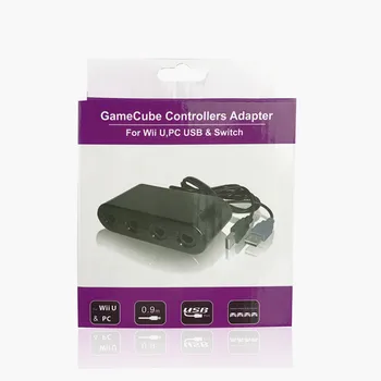 4 Porturi pentru GameCube Controller Adaptor pentru Nintend Comutator/UWii & PC USB SH C3S0 U6O2 C8Q1 Suporturi pentru GC/Wii Emulator Dolphin