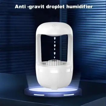 500ML de Aer Umidificator Acasă Anti-Gravitație Picături de Apă Rece cu Ultrasunete Mist Maker Fogger Cu LED Dormitor Birou Desktop