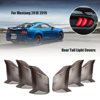 6 Buc Masina din Spate, Coada de Lumină de Lampă Capac Protector Autocolant pentru Ford Mustang 2018 2019 Autocolant Decorativ