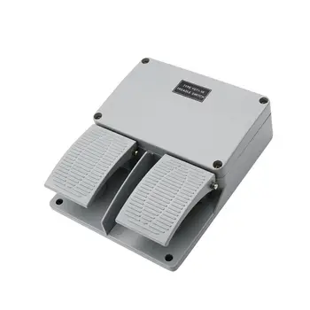 ABSF comutator de Picior YDT1-16 carcasă din aluminiu gri dublu comutatorului pedalei de accesorii mașini unelte comutator