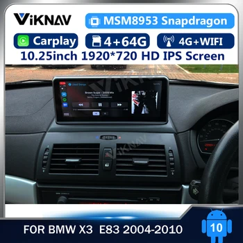 Android 10.0 Masina Radio, DVD Player Multimedia Pentru BMW X3 E83 2004-2010 Navigare GPS auto Stereo Carplay