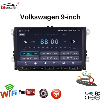 Android 9 inci Masina Stereo, Player Multimedia, Radio cu Navigatie GPS Pentru VW Volkswagen Passat Jetta Golf, polo, tiguan Skoda