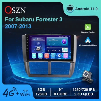 Android Auto 11 Radio Stereo Pentru Subaru Forester 3 SH 2007-2013 DSP Video Wireless Carplay Auto Player Multimedia, Navigare GPS
