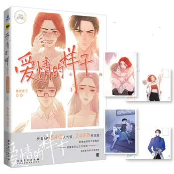 Aspectul De Dragoste Chineză Original Carte de benzi Desenate De Lu Bian Zhang San Campus pentru Tineri Iubesc Manga Carte BN-030