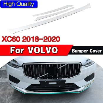 Auto Styling 3PCS din Oțel Inoxidabil Cromat Fata Jos Bara de protecție Decor Ornamental Pentru VOLVO XC60 2018 2019 2020 Accesorii
