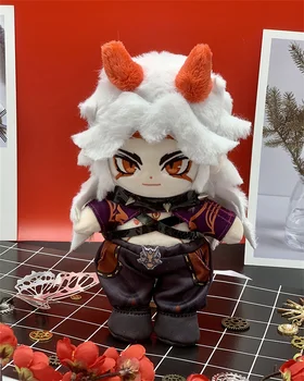 Bumbac Papusa Schimba Costumul Dress Up Haine Drăguț Bidimensional Anime Genshin Impact Arataki Itto Pluș Jucărie Cadou