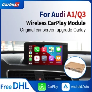 Carlinkit Decodor 3.0 CarPlay și Android Auto pentru AUDI Q3/A1 2011-2019 Multimedia iPhone Android cu Fir Wireless Carlife Oglindă Kit