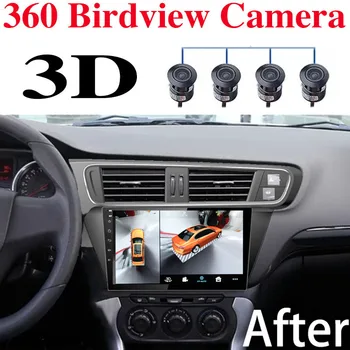 CarPlay 360 BirdView 3D Pentru Citroen C3-XR XR Masina Șef Unitate Auto Multimedia GPS Radio-Navigație NAVI Player