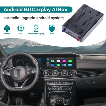 Carplay AI Cutie de Radio Upgrade Pentru Mercedes-Benz E-lass W212 2017 - 2020 Android 9 Auto Multimedia Player Pentru Apple Carplay TV Box