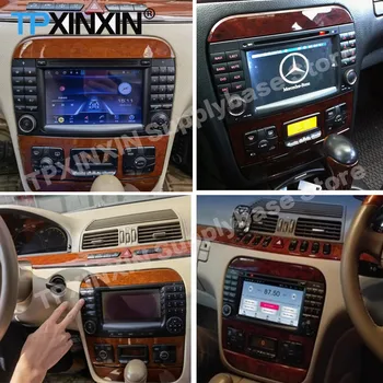 Carplay Radio Auto Stereo Receptor Android Pentru Benz S W220 1998-2000 2001 2002 2003 2004 2005 DSP GPS, Player Audio Auto Unitatea de Cap