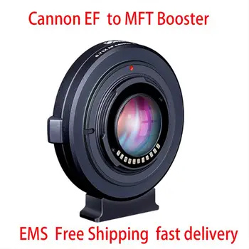Commlite Adaptor CM-EF-MFT Auto Focus Reductor de Rapel de Viteză pentru Tun de Lentile EF de la M4/3 camera GH4 GH5 GF6 E-M10 OM-D GH5S