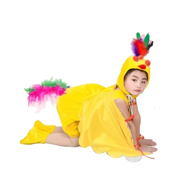 Copiii Pasăre Costume Cosplay Băieți Fete phoenix Coțofana păsări Colorate Haine Copii, Spectacol de teatru de Performanță Purta Salopeta