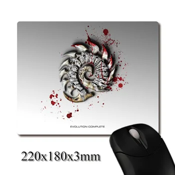 Coșmar Zerg Logo Evoluția Completă CG tipărite Grele țesut anti-alunecare de cauciuc pad biroul de mouse-pad Coaster favoarea Partidului cadou
