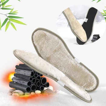De iarnă Branț de Cald pentru Pantofi Îngroșa Pluș Cizme de Zapada Talpa Termică a Introduce Sport Funcționare Tălpi Bărbați Femei Tampoane de Încălzire