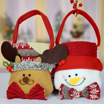 Decoratiuni De Craciun Mos Craciun Sac Moș Crăciun Candy Bag Copii Xmas Cadouri Rafinate Moș Crăciun Cadouri De Anul Nou Crăciun Elemente De Recuzită