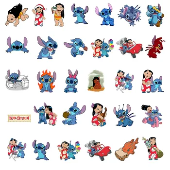 Disney Stitch Și Fetița se Juca de Modelare Acril Accesorii Animație de Desene animate Folosit Pentru a Face DIY Cercel Accesorii