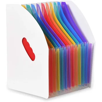 Extinderea Titularul Fișier Folder În Picioare A4 Vertical Organizator Fișier Revista Coș Desktop 13 Buzunare Titularul Fișier