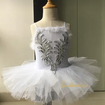Fete Profesionale Balet Tutu Rochie Pentru Fata Alb Lacul Lebedelor Costum De Balerina Rochie Pentru Copii Rochie De Balet Imbracaminte Copii