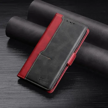 Flip Multicolore din Piele Telefon Acoperă Pentru Xiaomi 10T Pro 10T Lite 5G de Afaceri Elegant Slot pentru Card de Portofel Buzunar Plin Caz de Protecție