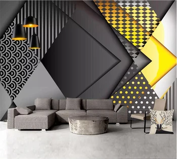 Foto personalizat picturi murale 3d papel de parede tapet Nordic minimalist personalitate geometrice Hotel TV de fundal de hârtie de perete 3d murală