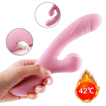 G Spot Iepure Suge Vibratorul Orgasm Fraier G-spot Stimulator Încălzire Vibrator Erotic Masturbare Adult Jucarii Sexuale Pentru Femei