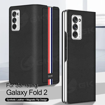 GKK Textura de Piele Magnetic Flip case Pentru Samsung Galaxy Ori 2 5G Toate-inclus Capac de Protectie Pentru Samsung Galaxy 2 Ori Caz