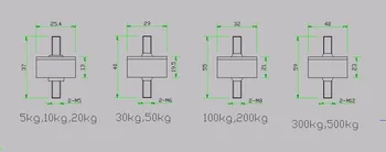 JLBM cravată în stare de funcționare tensiunea senzorului de Tensiune a senzorului de presiune De greutate senzor de 0-100 KG 100-200KG