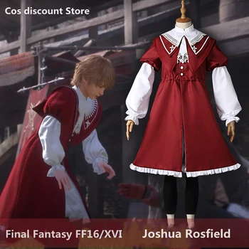 Joc Final Fantasy FF16 al XVI-lea Joshua Rosfield Costum Cosplay Anime Femei Rochie Rosie Joc de Rol Haine Marimi XS-XXXL Noi
