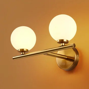 led-uri moderne minge de sticlă baie dormitor lumina lumina corpului de iluminat lampada camera living lampa de dormitor